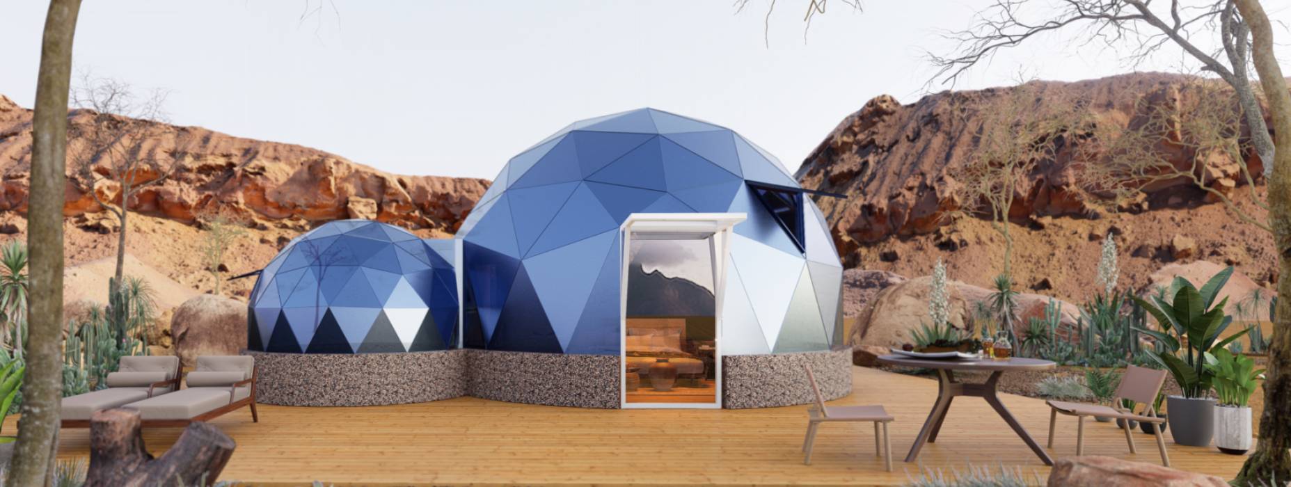 蒙城县球形智能光伏玻璃星空房